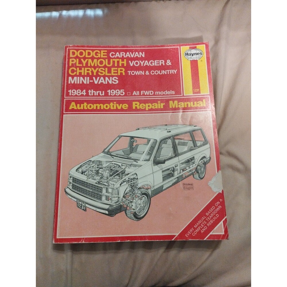 Haynes Repair Manual #1231 Dodge Minivans 1984-1995